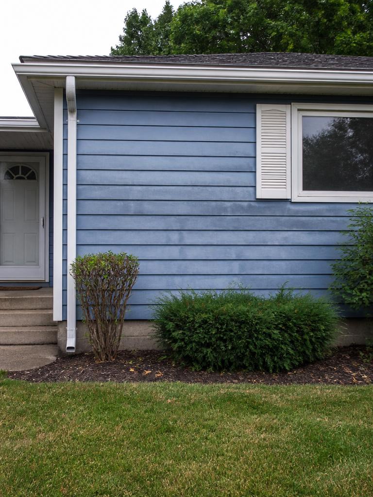 Before: Siding β oxidation removed